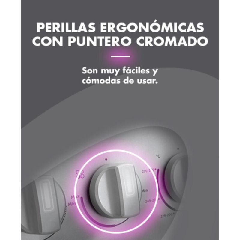 Estufa de Piso Acros 20" AW5300D Plata