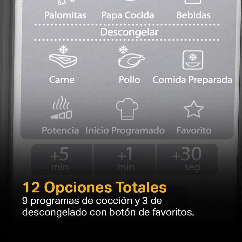 Horno de Microondas Whirlpool WM1211D 1.1 Pies Cúbicos Silver