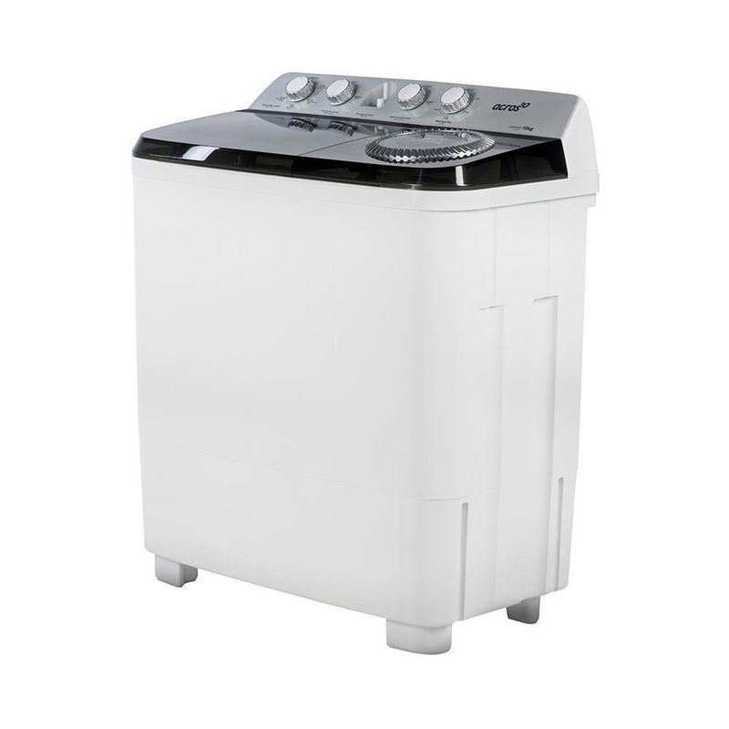 Lavadora de 2 Tinas Acros ALD1545JE 15Kg Blanca
