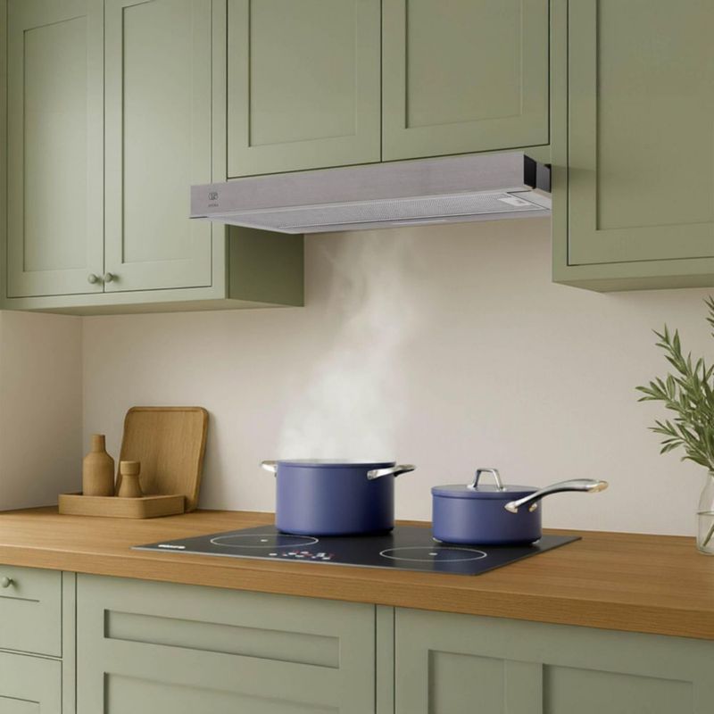 Campana Extractora de Pared 90 cm Deslizable Acero Inox AVERA CED90
