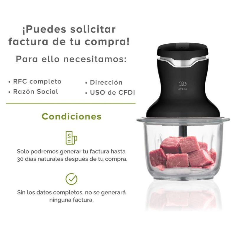 Procesador De Alimentos 4 Cuchillas 300 W Avera PA02