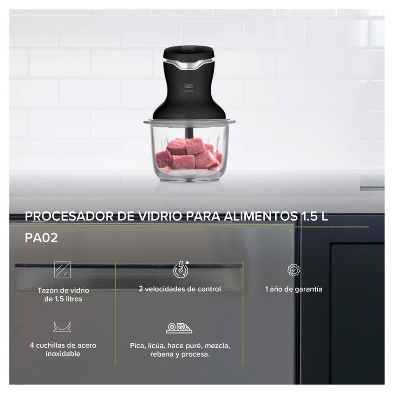 Procesador De Alimentos 4 Cuchillas 300 W Avera PA02