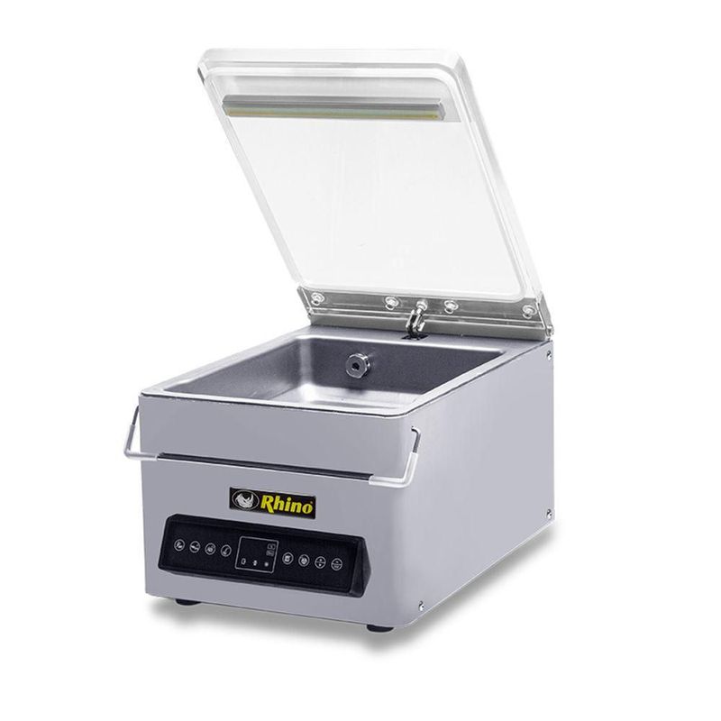 Empacadora al Vacío Industrial RHINO EVAC-8 8 M3/h Acero Inoxidable