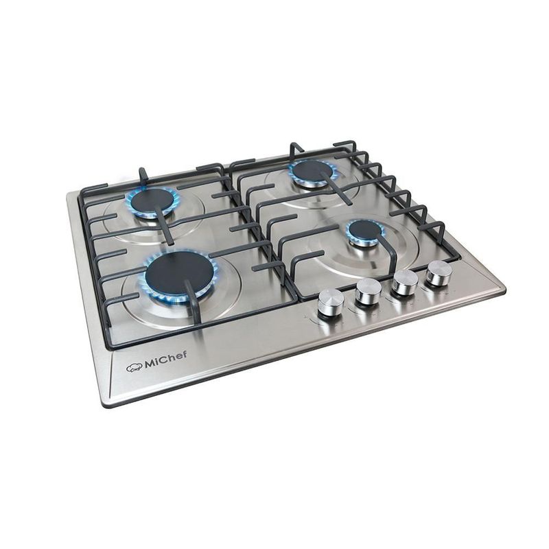 Parrilla a gas de 4 quemadores de 60 cm SOLETTI
