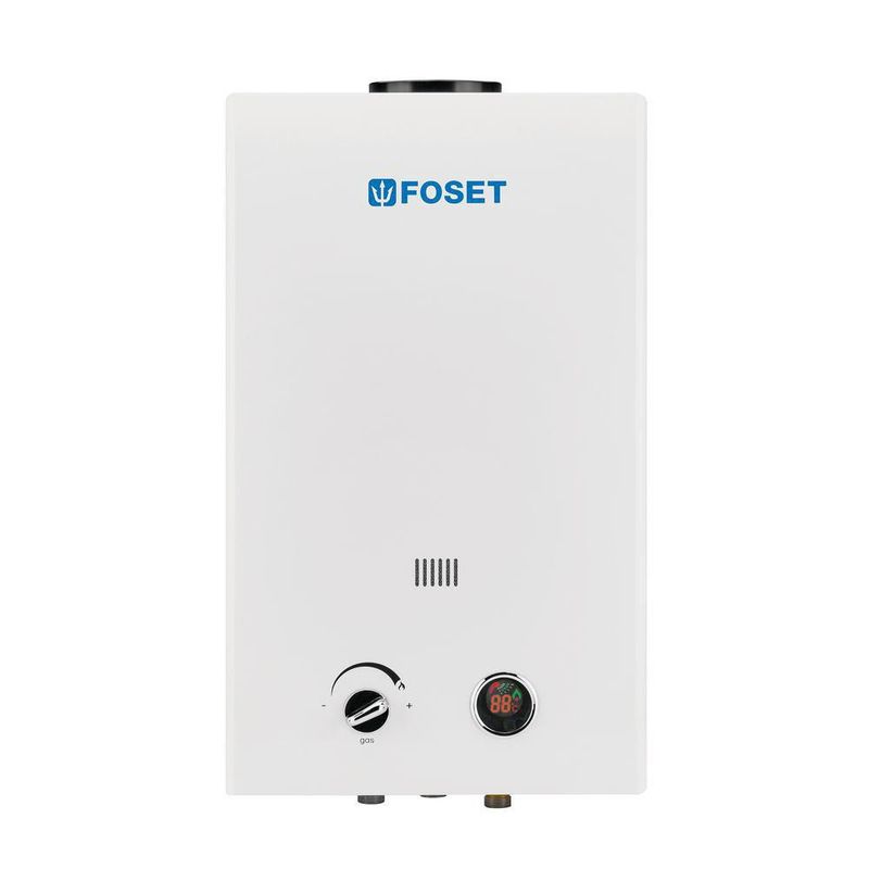 Calentador instantáneo FOSET 11L 2 servicios gas LP 43050 blanco