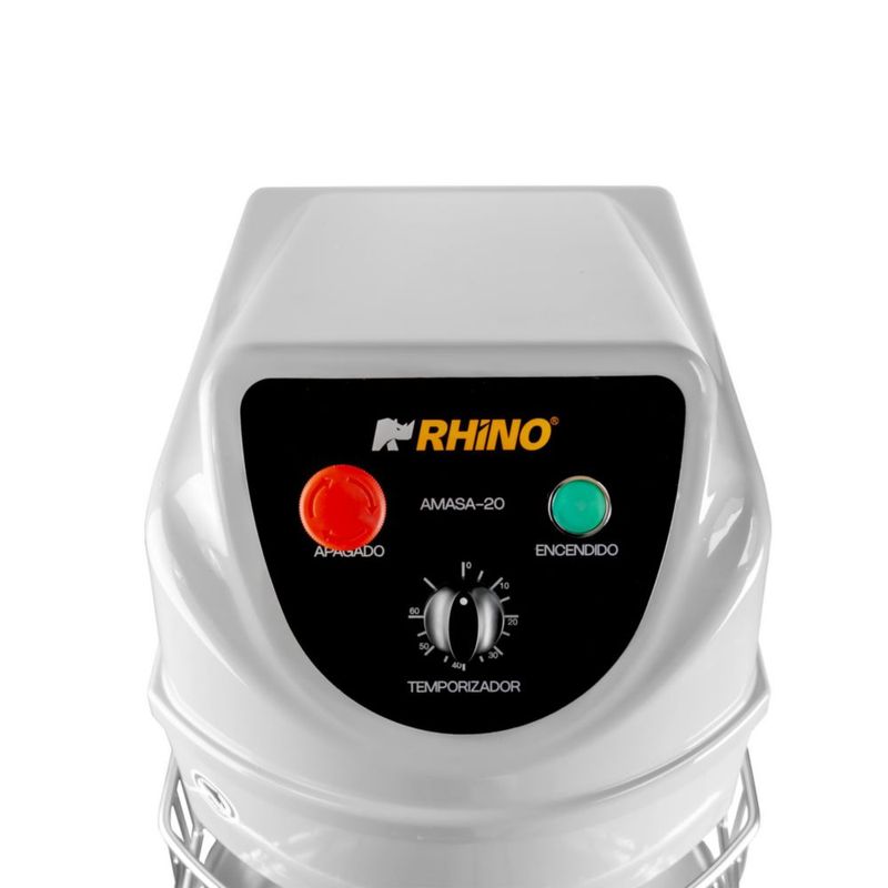 Amasadora Industrial RHINO AMASA-20 20 L 1100 W 127 V