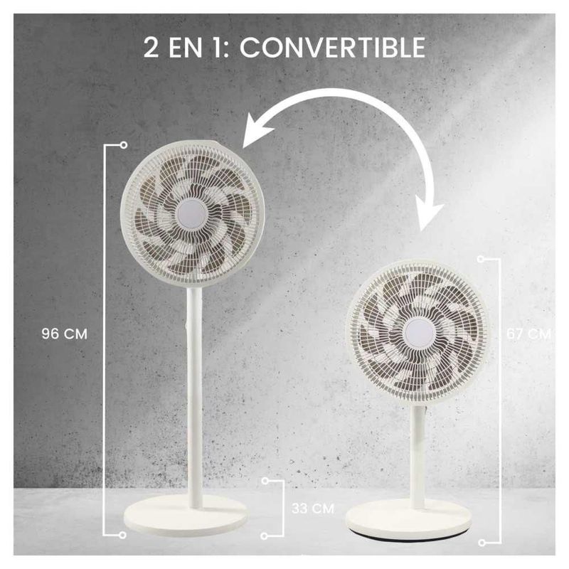 Ventilador 2 en 1 Piso 15 Aspas de 14
