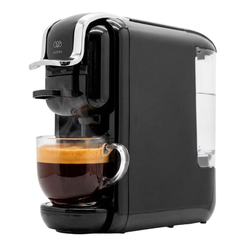 Cafetera multicápsulas y café molido 19 bares 600 ml AVERA CAF02B