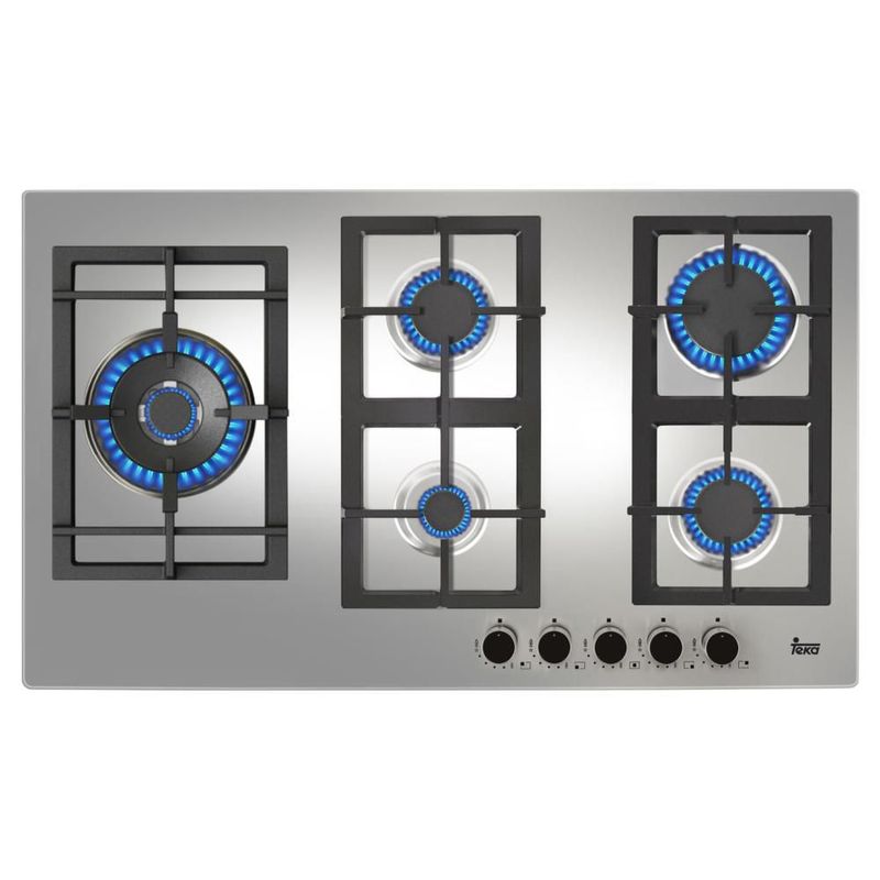 Parrilla Empotrable Gas EFX 90.1 5G AI AL DR CI LEFT 86 cm Acero Inox