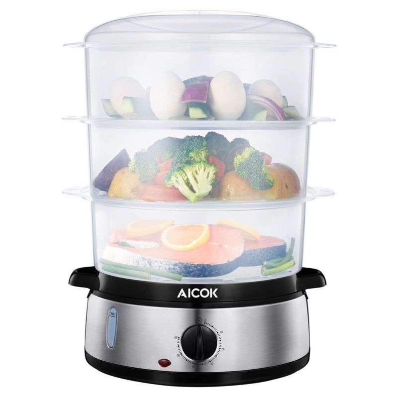 Vaporera Eléctrica Aicok 3 Niveles