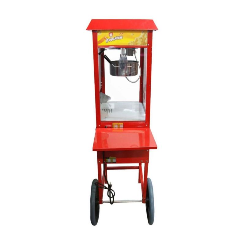 Maquina Palomitas 8 Oz Carrito Comercial 11200W Palomera Profesional