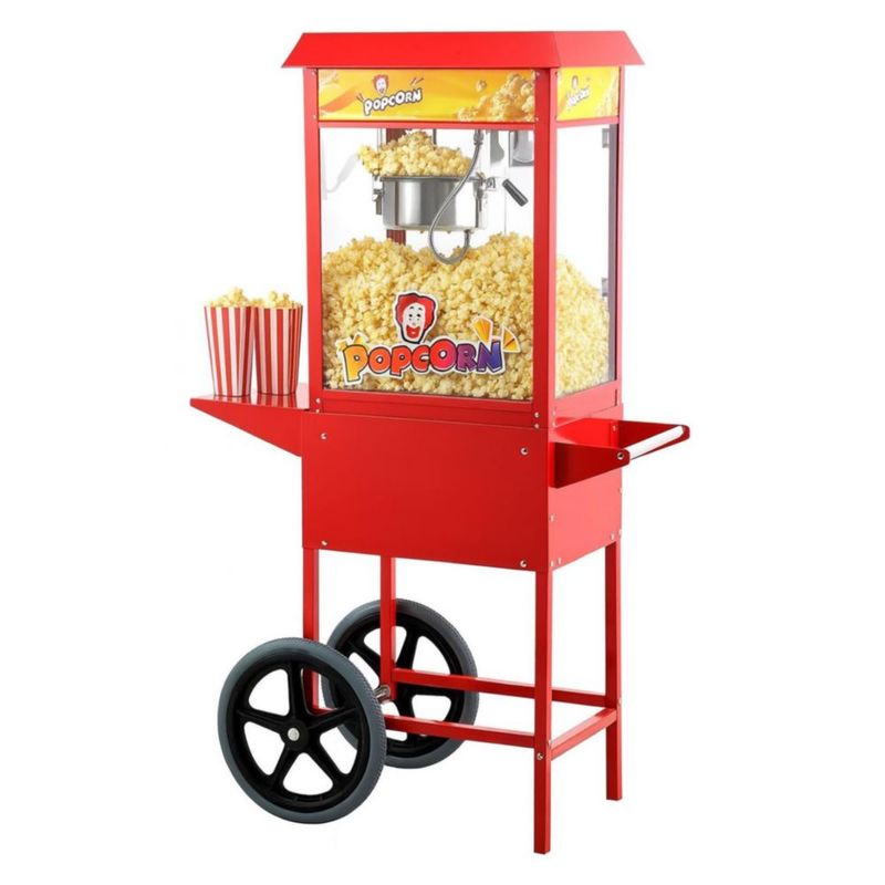 Maquina Palomitas 8 Oz Carrito Comercial 11200W Palomera Profesional