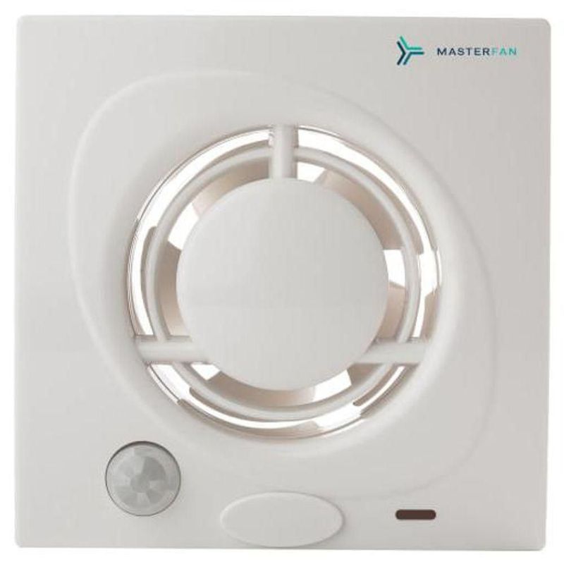 Extractor de aire Masterfan con Sensor de Movimiento 4 Pulgadas Blanco