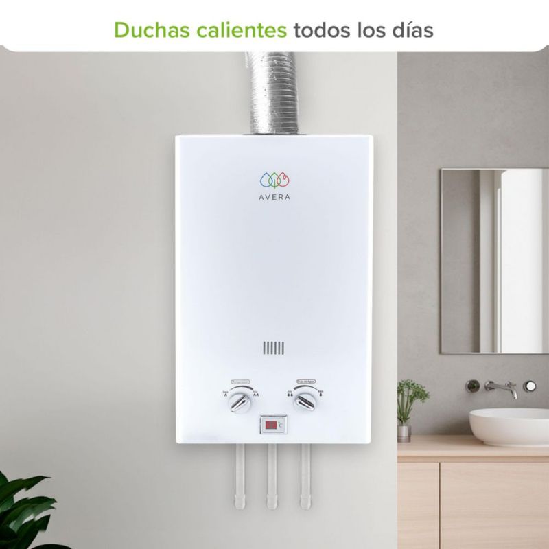 Calentador De Agua 1.5 Servicios Usa Gas Natural AVERA C8LNAT
