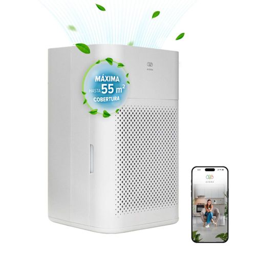 Purificador de aire y humidificador evaporativo CARD 110 Para Alergias y Pelo de Mascota Avera PHEPA04
