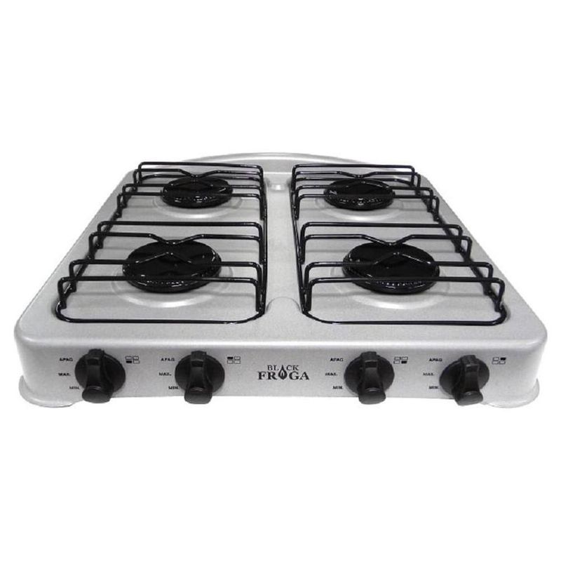 Parrilla Sobreponer Camping Estufa 4 Quemadores Gris Fraga P705_GRI