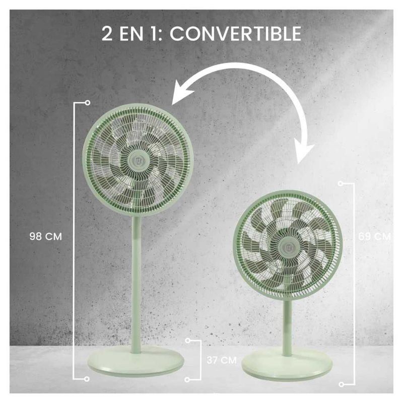 Ventilador 2 en 1 Piso 15 Aspas de 16