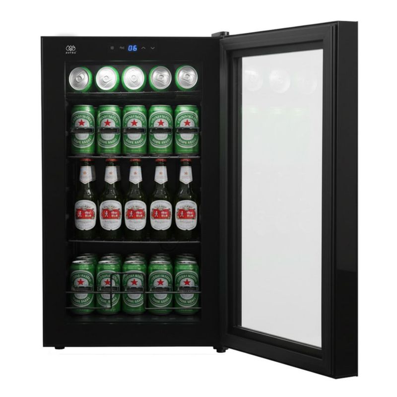 Enfriador de bebidas 75 latas temperatura ajustable 3 a 18°C EBC75