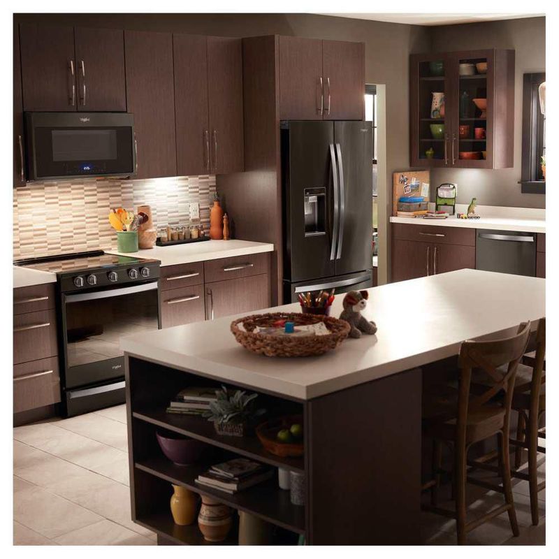 Estufa Whirlpool Smart Appliance Al Piso 30" Negro WEE750H0HV