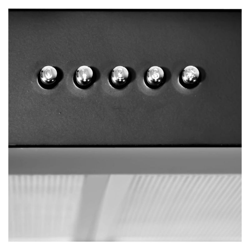 Campana Extractora para Cocina de 76 Cm Gabinete Estructura de Acero Inoxidable Luz LED Gutstark