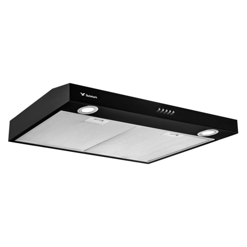 Campana Extractora para Cocina de 76 Cm Gabinete Estructura de Acero Inoxidable Luz LED Gutstark