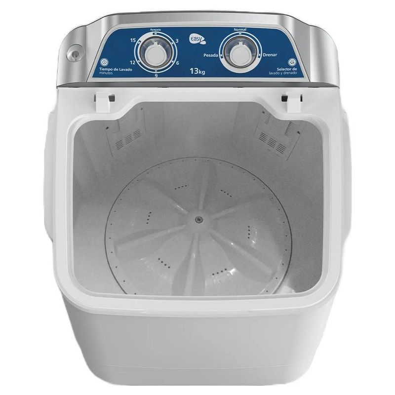 Lavadora Easy LIQ1320B0 Compacta Manual 13 kg Blanca -Ort