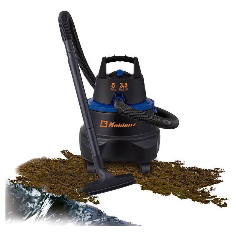 Aspiradora Koblenz WD-5 MA Seco-mojado 5 Gal Negra