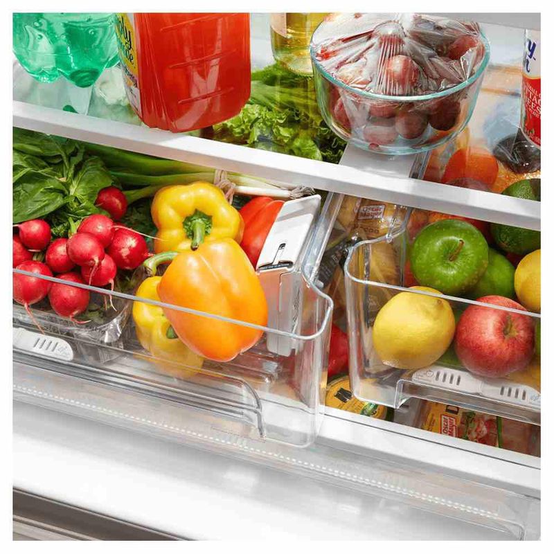 Refrigerador Whirlpool French Door 19.56 p³  Negro MWRF140SWHV (127V)