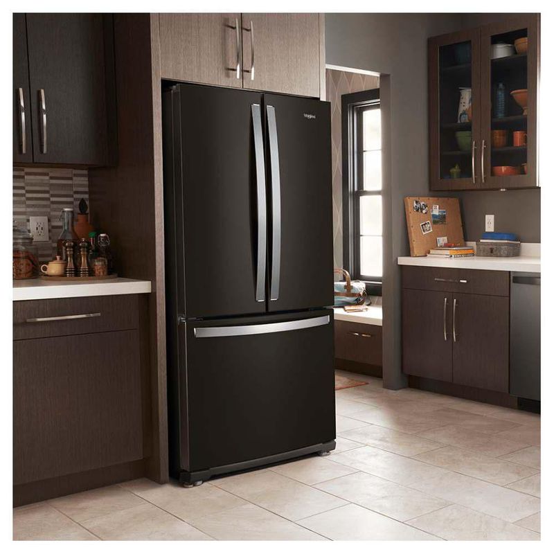Refrigerador Whirlpool French Door 19.56 p³  Negro MWRF140SWHV (127V)