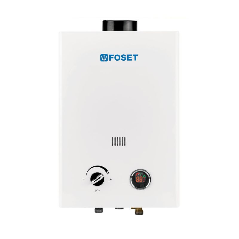 Calentador instantáneo Foset 6L 1 servicio gas LP 45271 blanco