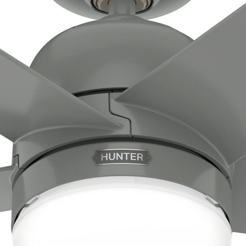 Ventilador de Techo Hunter Anorak para Interior Y Exterior con Luz Led de 52 Pulgadas
