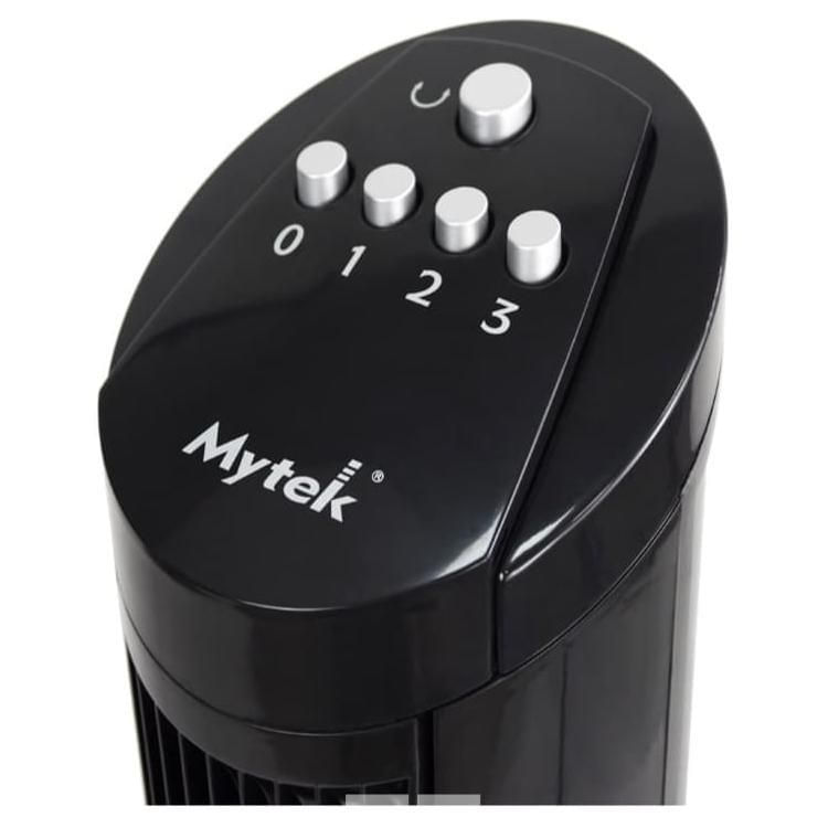 Ventilador de torre Mytek 3352 negro 29 pulg