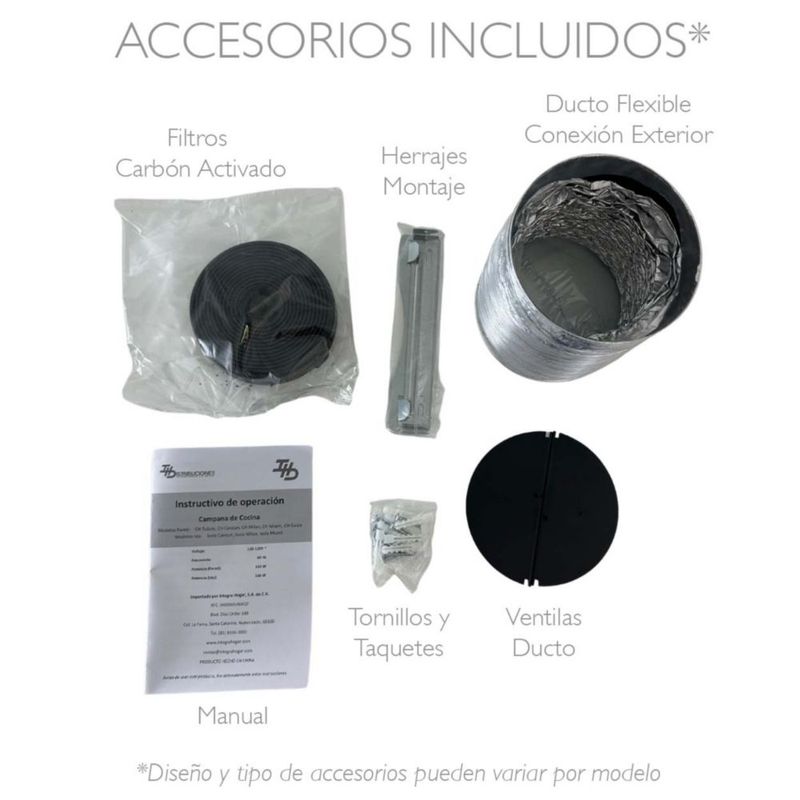 Campana Isla Ajustable IHD Isola Milan 90 de 90 cm Acero Inox Cristal Plano
