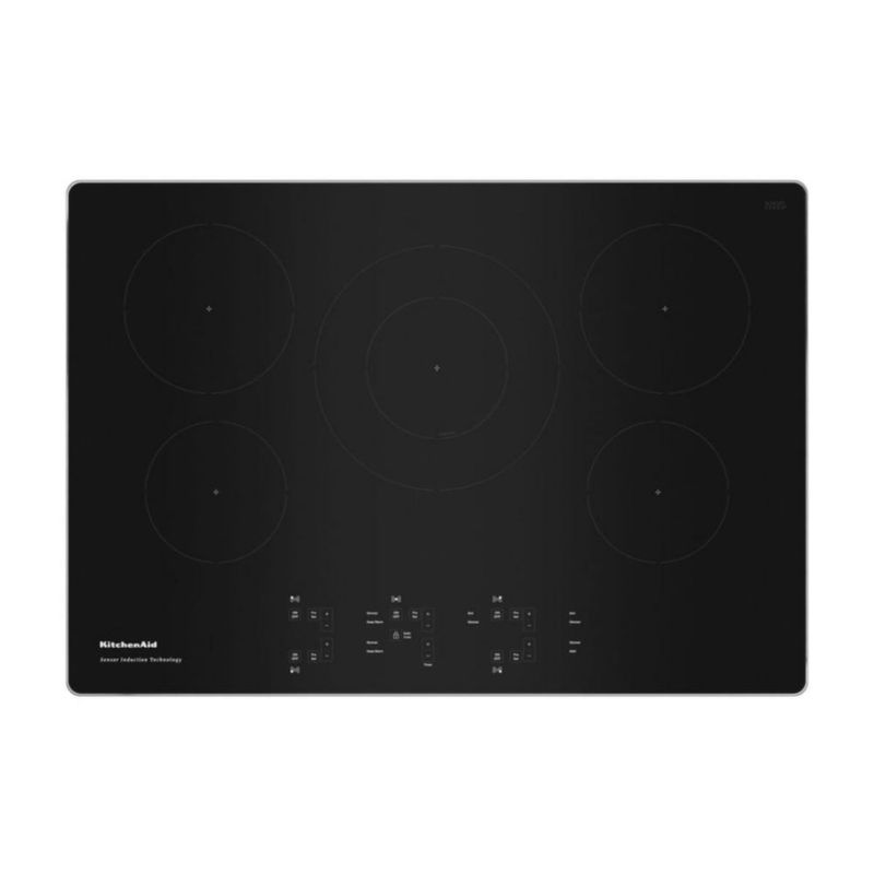 Parrilla Inducción Vitrocerámica Empotre KitchenAid KCIG550JSS 79.2 cm