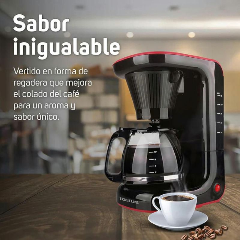 Cafetera Taurus Mod. VELVET 12 tazas