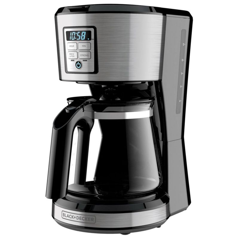 Cafetera Digital B+D Vortex Programable de 12 Tazas