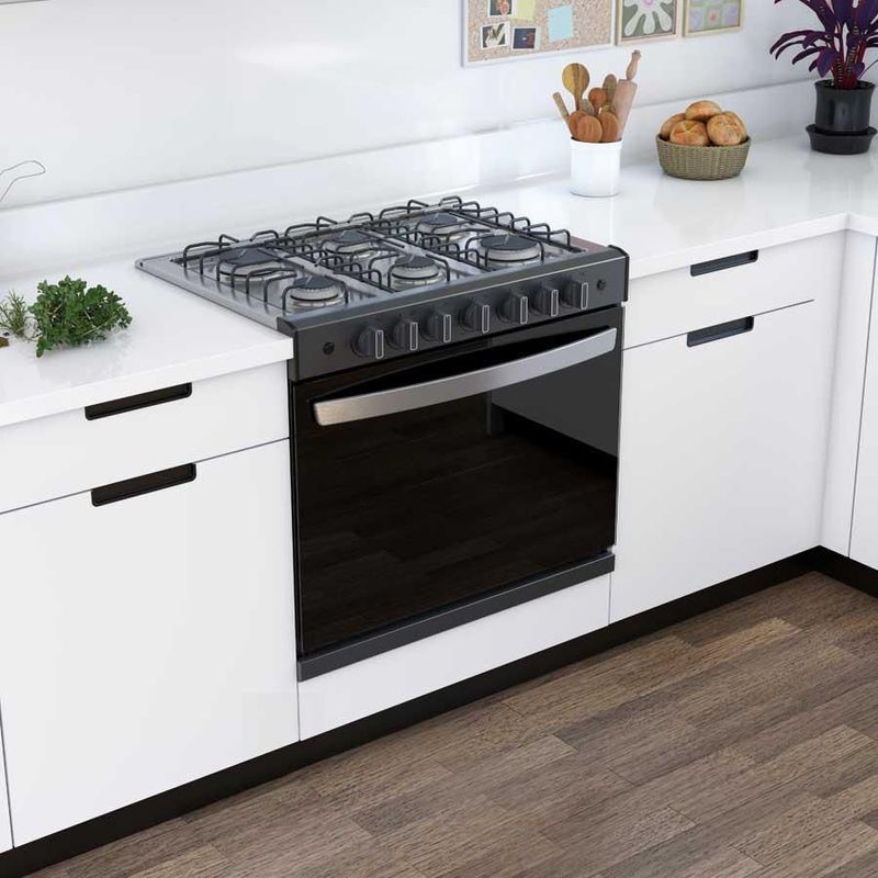 Estufa Empotrable a Gas Acros 30" Tittanio ABR4120G