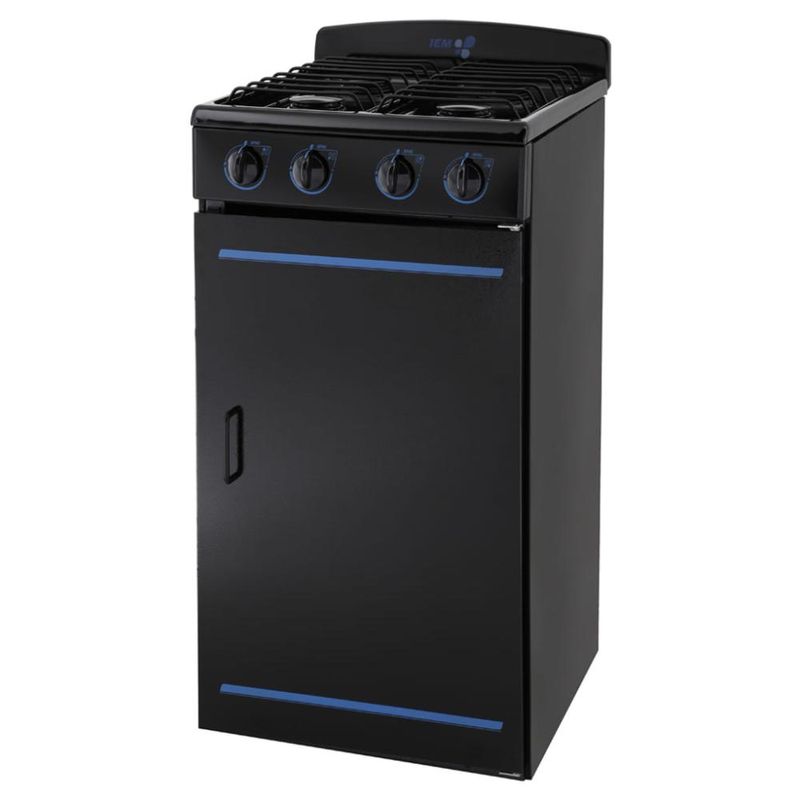 Estufa a Gas con Gabinete 51 cm Negra IEM