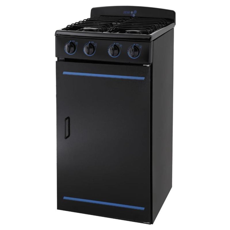 Estufa a Gas con Gabinete 51 cm Negra IEM
