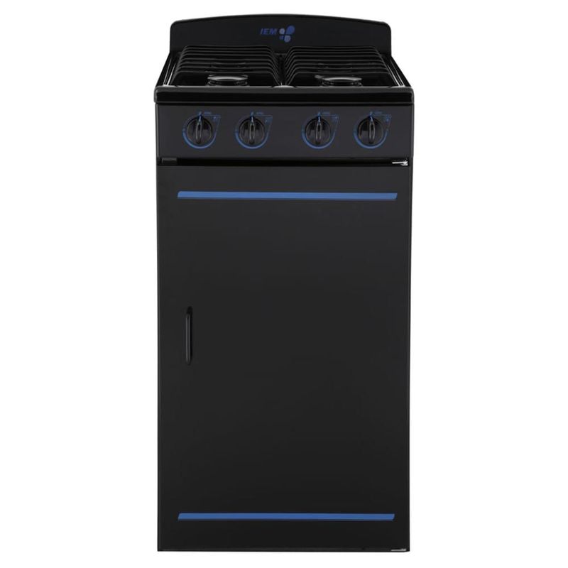 Estufa a Gas con Gabinete 51 cm Negra IEM