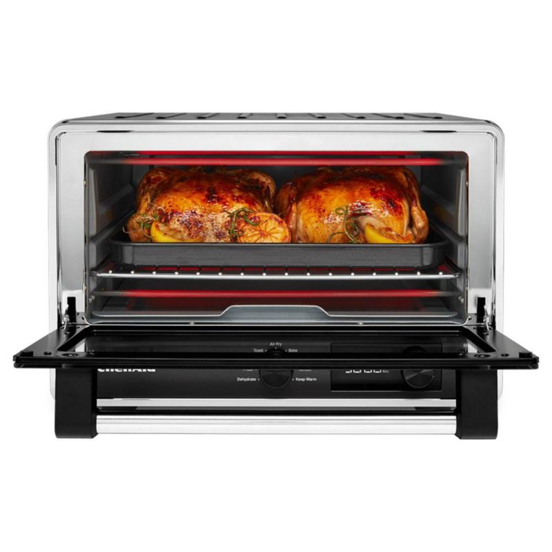Horno Eléctrico de Mesa KitchenAid KCO124LBM de 21 Litros Negro Mate