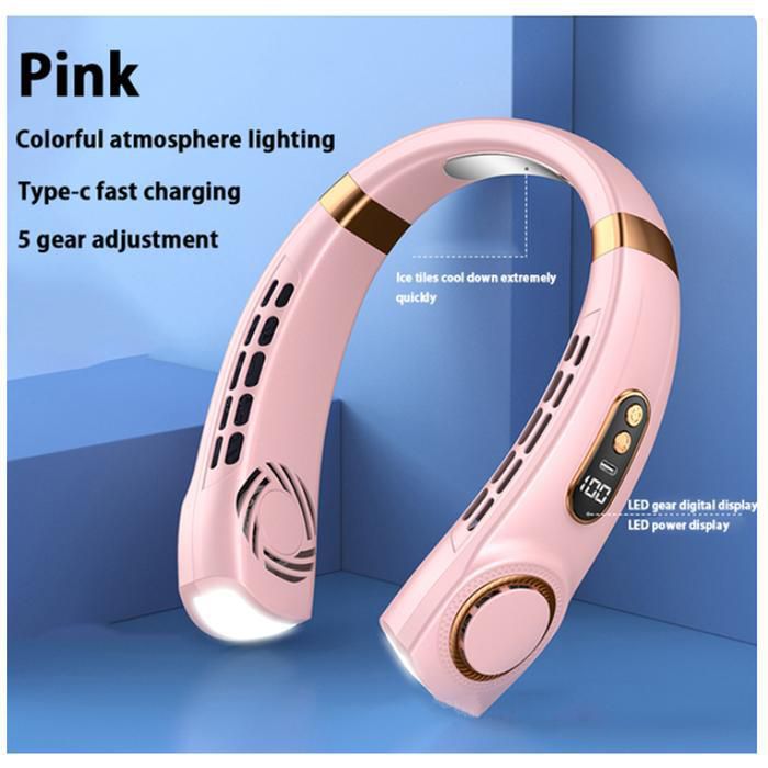 Ventiladores sin Aspas MXBFP-001 BreezyFlowPink Enfriadores Led y Silencioso