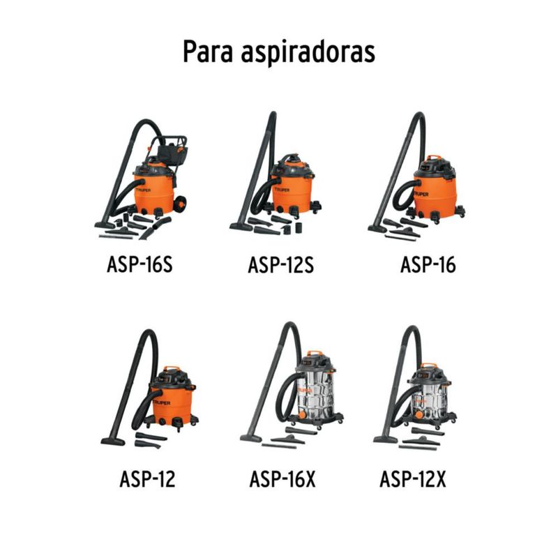 Manguera para aspiradoras 12 y 16 gal