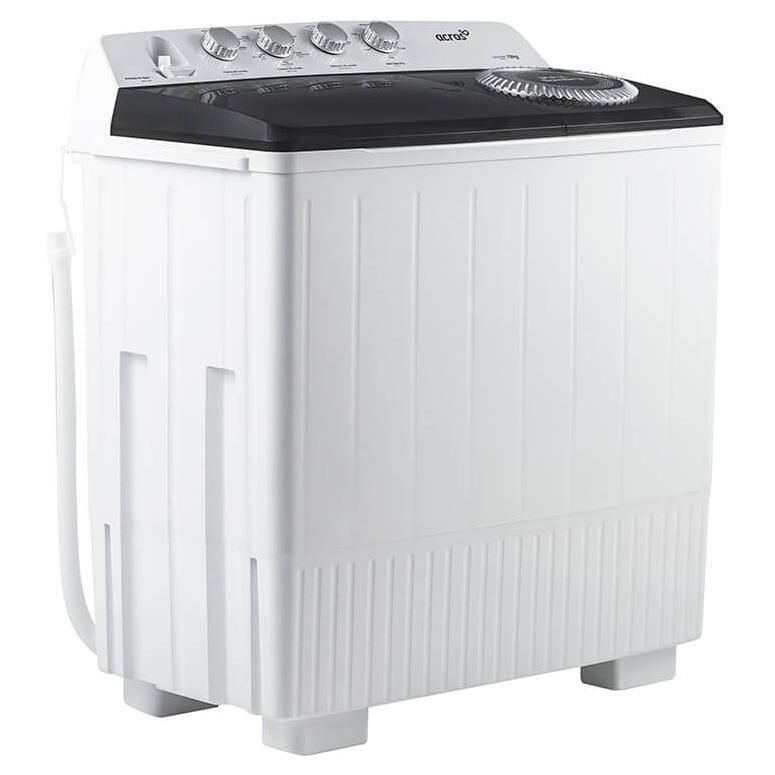 Lavadora Semiautomática de Dos tinas de 19 kg MaxSpin Dry Blanca