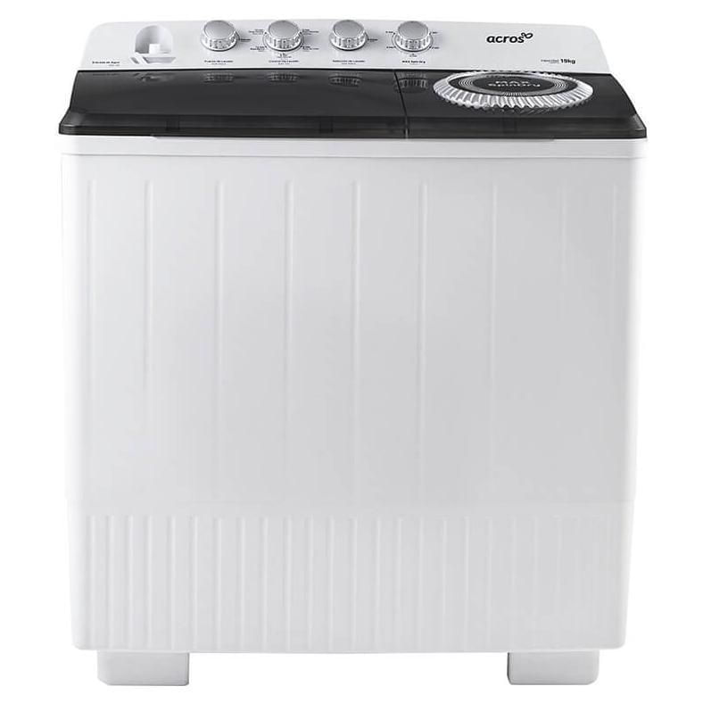 Lavadora Semiautomática de Dos tinas de 19 kg MaxSpin Dry Blanca