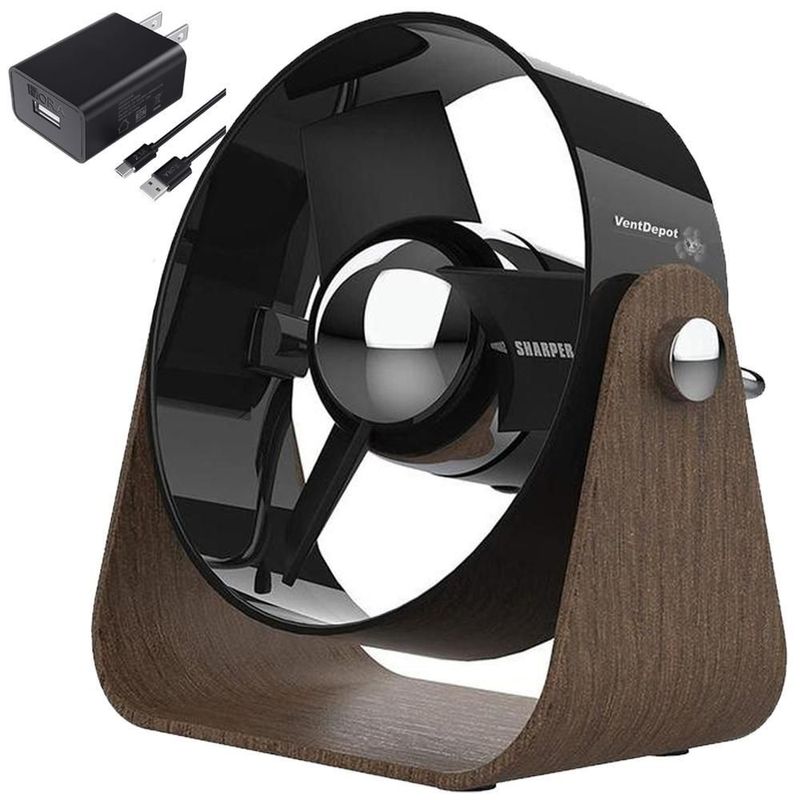 Ventilador de Escritorio Aire MXLBN-001 LuxaBreezeBlack Ventilador Aire Restaurante