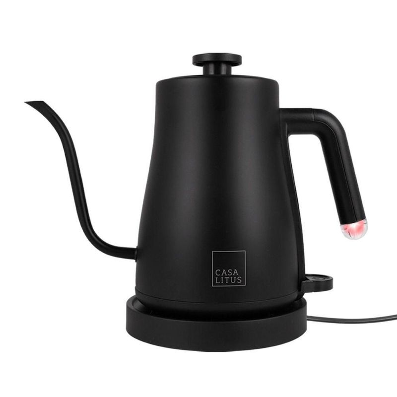 Tetera Eléctrica de Acero Inoxidable con Cuello de Cisne 1 Litro