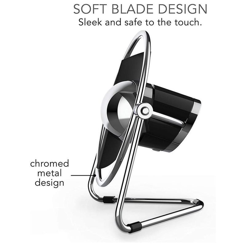 Soplador Aire Minimalista MXLBC-002 LuxaBreezeChrome Ventilador Aire Pequeño