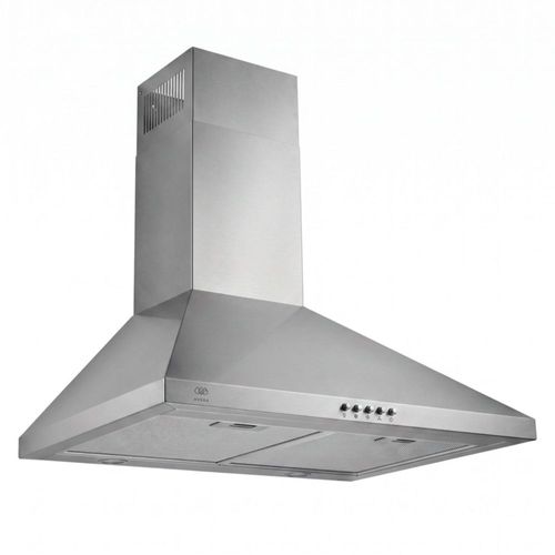 Campana para cocina de pared piramidal 60cm 3 Velocidades, Doble Filtro de malla metálica y Filtro de carbón activado, Extrae y Purifica Avera CEP60