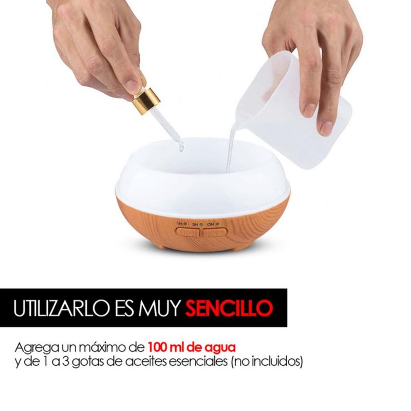 Humidificador Difusor Aceites Esenciales para Aromaterapia 100 ml